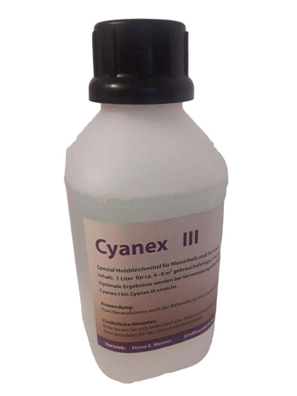 CYANEX III Holz Bleichmittel Möbelreiniger | 1 Liter